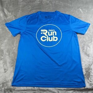 Diplos Run Club Shirt Mens Large Performance Stretch Major Lazer Moisture Wick